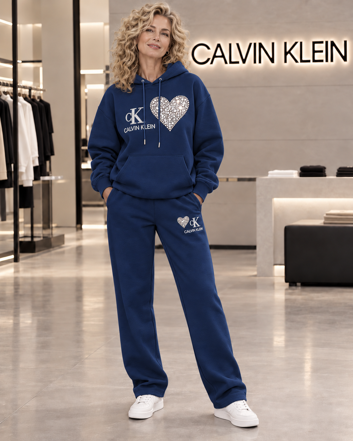 Tuta CK con Swarovski - LIQUIDAZIONE