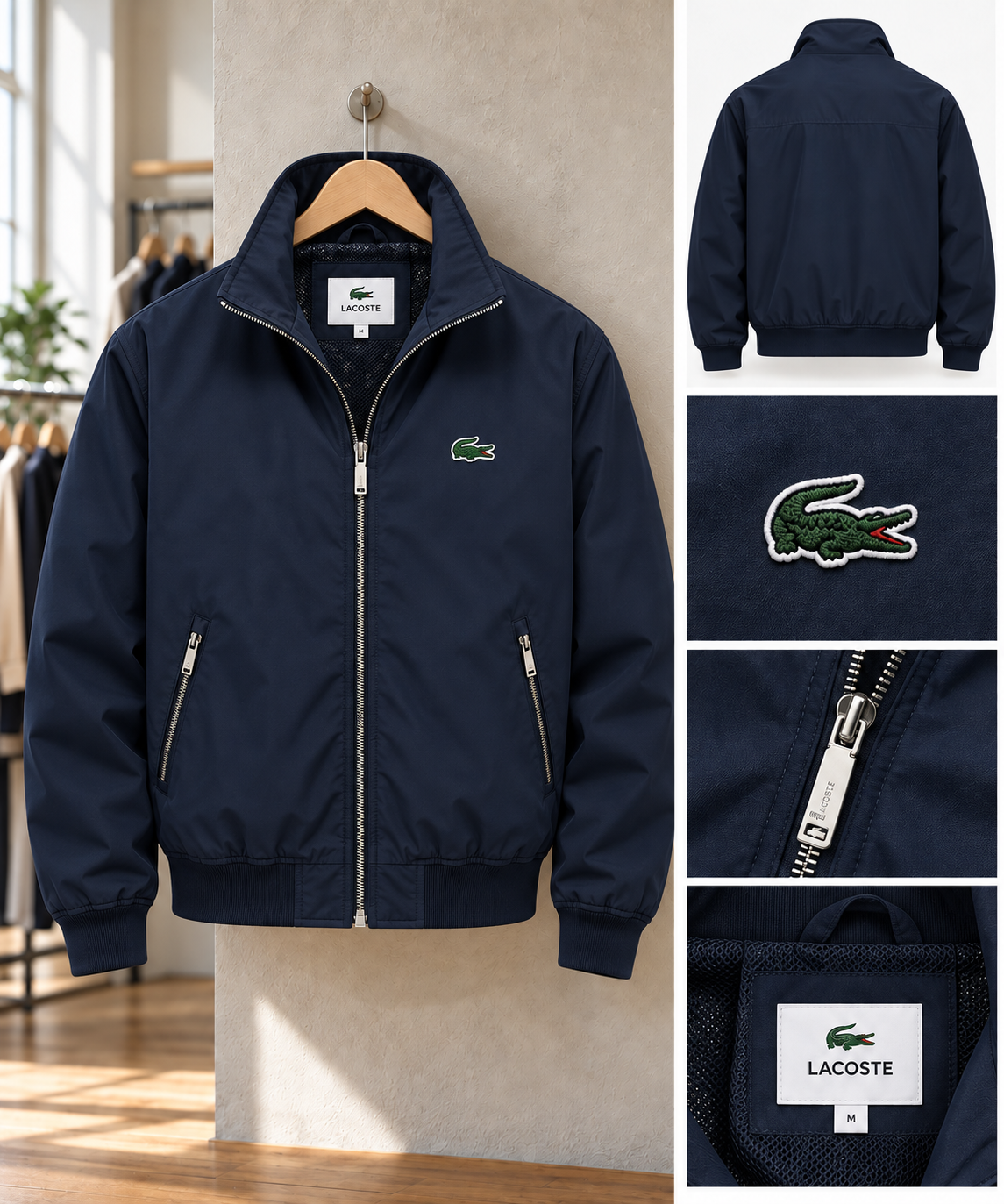 Giacca LACOSTE Antivento e Impermeabile