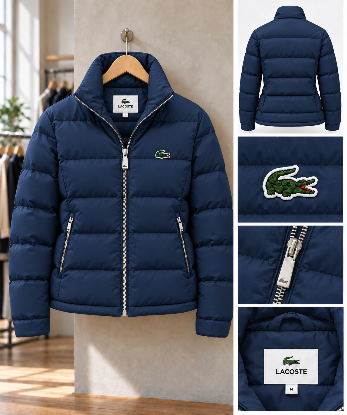 Piumino LACOSTE Impermeabile e Antivento