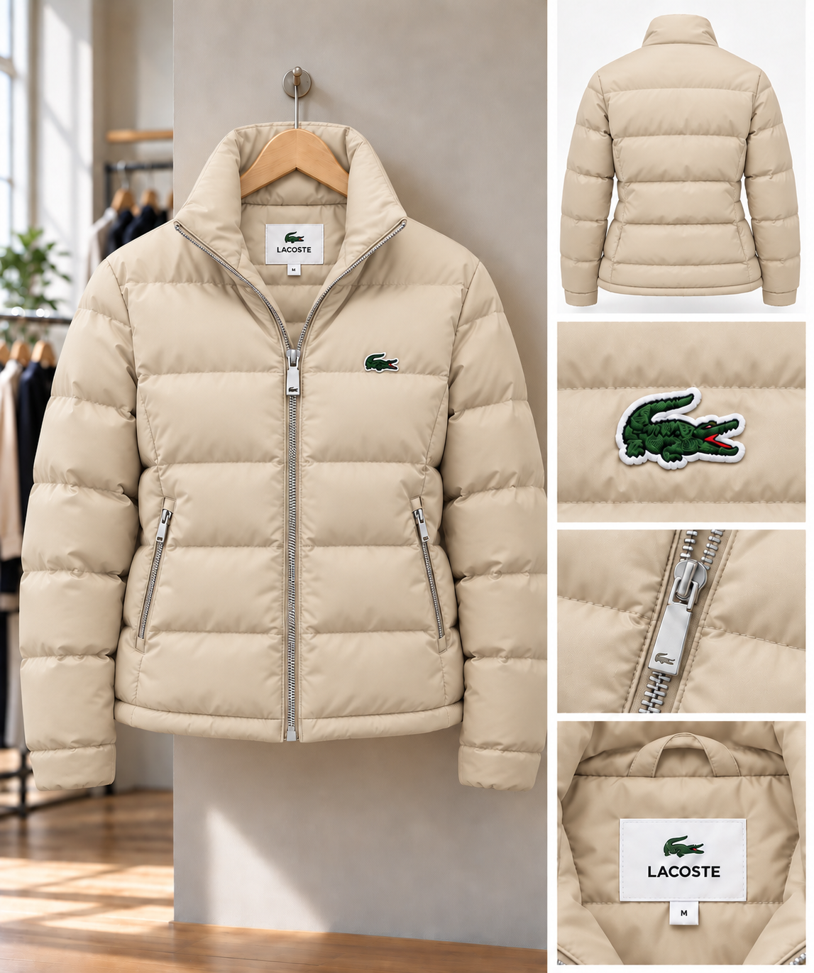 Piumino LACOSTE Impermeabile e Antivento