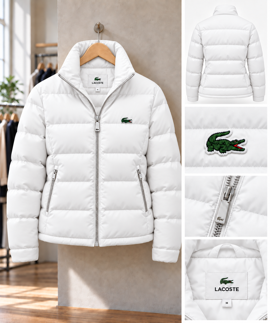 Piumino LACOSTE Impermeabile e Antivento